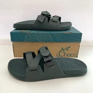 Chaco Chillos Slide Sandals Slip On Scarab Green Men’s Size 13 NEW Chaco Men main image 4